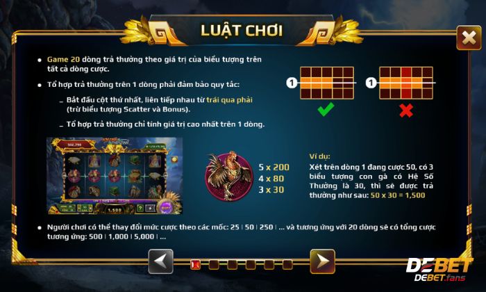 Luật chơi game Sơn Tinh Thủy Tinh vô cùng đơn giản, dễ hiểu